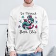 The Mermaid Book Club Summer Trendy Cute Reading Sweatshirt Gifts for Old Men