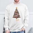 Merry Bookmas Book Reading Lover Library Reader Enthusiast Sweatshirt Gifts for Old Men
