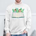 Montessori Learning Teacher Student Reading Books For Men Women Kids Sweatshirt Gifts for Old Men