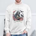 Morally Grey Book Club Gothic Skeleton And Raven Vintage Premium Tri-Blend Sweatshirt Gifts for Old Men