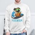 Nerdy Pug Reading Books Poogworm Pug Bookworm Sweatshirt Gifts for Old Men Nerdy Pug Reading Books Poogworm Pug Bookworm Sweatshirt Gifts for Old Men