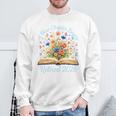 New Chapter Begins Retired 2026 Watercolor Floral Book Women Premium Tri-Blend Sweatshirt Gifts for Old Men