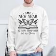 New Year 2026 Reading Book 12 New Chapters 365 New Chances Sweatshirt Gifts for Old Men