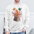 Octopus Book Reading Book Reader Ocean Octopus Premium Tri-Blend Sweatshirt Gifts for Old Men