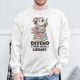 Opossum Book Lover Meme Kawaii Sarcastic Humor Women Sweatshirt Gifts for Old Men