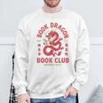 Please Bookworm Be Book Dragon Club School Nerd Library CNY Sweatshirt Gifts for Old Men