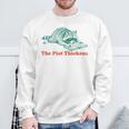 The Plot Thickens Bookish Raccoon Fantasy Book Reader Sweatshirt Gifts for Old Men