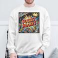 Pocket Rocket Comic Book Style Premium Tri-Blend Sweatshirt Gifts for Old Men