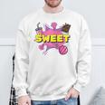Pop Art Sweet Text Bubble Comic Book Style Classic Raglan Baseball Tee Sweatshirt Gifts for Old Men Pop Art Sweet Text Bubble Comic Book Style Classic Raglan Baseball Tee Sweatshirt Gifts for Old Men