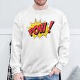 POW Comic Book Cartoon Pop Art Comfort Colors Crop Top Sweatshirt Gifts for Old Men POW Comic Book Cartoon Pop Art Comfort Colors Crop Top Sweatshirt Gifts for Old Men