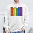 Pride Flag Books Bookish Rainbow Queer Reader Gay Writer Sweatshirt Gifts for Old Men