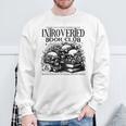 Proudly Anti Social Member Of The Introverted Book Club Sweatshirt Gifts for Old Men Proudly Anti Social Member Of The Introverted Book Club Sweatshirt Gifts for Old Men