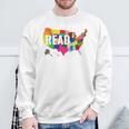 Read America Shirt United States Read Books Sweatshirt Gifts for Old Men
