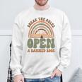 Read Banned Books Break The Rules Banned Books Sweatshirt Gifts for Old Men