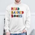 Read Banned Books Sweatshirt Gifts for Old Men