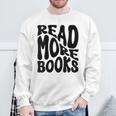 Read More Books Book Lover Sweatshirt Gifts for Old Men