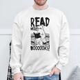 Read More Books Ghost Halloween Reading Teacher Literacy Sweatshirt Gifts for Old Men Read More Books Ghost Halloween Reading Teacher Literacy Sweatshirt Gifts for Old Men