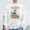 Read Books Be Kind Stay Weird Skeleton Reading Book Lover Sweatshirt Gifts for Old Men Read Books Be Kind Stay Weird Skeleton Reading Book Lover Sweatshirt Gifts for Old Men