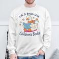 I Still Read Children’s Books Cute Duck Reading Book Lover Sweatshirt Gifts for Old Men I Still Read Children’s Books Cute Duck Reading Book Lover Sweatshirt Gifts for Old Men