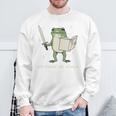 We Read At Dawn Vintage Frog Reading Book Frog Meme Sweatshirt Gifts for Old Men We Read At Dawn Vintage Frog Reading Book Frog Meme Sweatshirt Gifts for Old Men