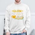 Readers Glow Different Book Lover Reading Premium Tri-Blend Sweatshirt Gifts for Old Men