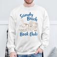 Reading Book Lover Bookish Summer Sandy A Beach Book Club Sweatshirt Gifts for Old Men