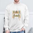 Reading Book Nerd Hoarder Bookworm Hoarding Sweatshirt Gifts for Old Men