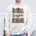 Reading As a Bookaholic For Book Lovers Sweatshirt Gifts for Old Men