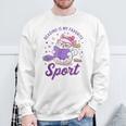 Reading Is My Favorite Sport Saying Quote Book Lovers Sweatshirt Gifts for Old Men
