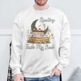 Reading Fuels My Soul Inspirational Book Lover & Bibliophile Premium Tri-Blend Sweatshirt Gifts for Old Men