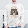 Reading Ghost Halloween Library Weekend Book Lovers Women Premium Tri-Blend Sweatshirt Gifts for Old Men
