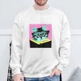 Reading Kitty I Like Books Sweatshirt Gifts for Old Men