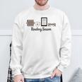 Reading Season Book Lover Librarian Cozy Bookworm Sweatshirt Gifts for Old Men