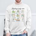 Reading Is Self Care Bookworm Reading Book Lovers Sweatshirt Gifts for Old Men