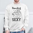Reading Is Sexy For Book Lovers Comic Readers Manga Fans Sweatshirt Gifts for Old Men