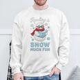 Reading Is Snow Much Fun Book Lover Winter Snowman Humor Sweatshirt Gifts for Old Men Reading Is Snow Much Fun Book Lover Winter Snowman Humor Sweatshirt Gifts for Old Men
