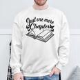 Reading Women Girls Just One More Chapter Book Lover Sweatshirt Gifts for Old Men Reading Women Girls Just One More Chapter Book Lover Sweatshirt Gifts for Old Men