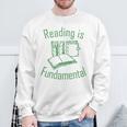 Retro Book Club Reading Is Fundamental Readers Sweatshirt Gifts for Old Men