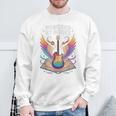Rockstar Powered BY Books Reading Rocks Preschool Teacher Sweatshirt Gifts for Old Men