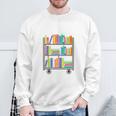 This Is How I Roll Book Librarian Vintage Sweatshirt Gifts for Old Men