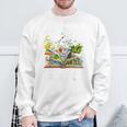 Save Earth It´s Only Planet With Books Reader Earth Day Sweatshirt Gifts for Old Men