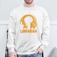 This Is My Scary Librarian Halloween Book Lover Scary Reader Sweatshirt Gifts for Old Men
