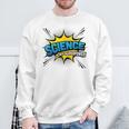 Science Is My Superpower Comic Book Style Sweatshirt Gifts for Old Men