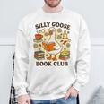 Silly Goose Book Club Cozy Reading Humor Sweatshirt Gifts for Old Men Silly Goose Book Club Cozy Reading Humor Sweatshirt Gifts for Old Men