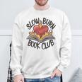 Slow Burn Book Club Romantasy Trope Smut Dark Romance Reader Sweatshirt Gifts for Old Men