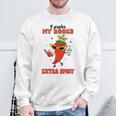 Smut Reader I Prefer My Books Extra Spicy Spicy Book Chili Sweatshirt Gifts for Old Men Smut Reader I Prefer My Books Extra Spicy Spicy Book Chili Sweatshirt Gifts for Old Men