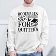Smut Reader Reading Gift For Book Nerds Bookworms Sweatshirt Gifts for Old Men