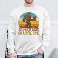 So Much Books So Little Time Reading Books Lover Bigfoot Sweatshirt Gifts for Old Men