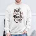 Soft Girl Book Club Coquette Bow Aesthetic Reader Sweatshirt Gifts for Old Men Soft Girl Book Club Coquette Bow Aesthetic Reader Sweatshirt Gifts for Old Men