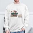 Sorry Can't I'm Booked- Bookworm Book Nerd Book Reader Sweatshirt Gifts for Old Men